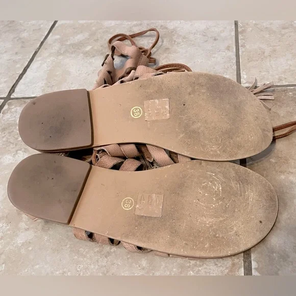 Free people gladiator tie up sandals - Picture 11 of 11